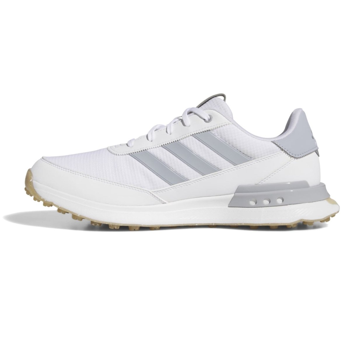 adidas S2G Spikeless Golf Shoes - White / Halo Silver / Gum - adidas