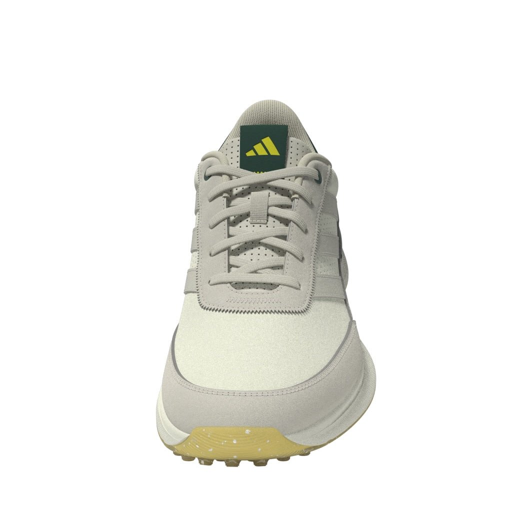 adidas S2G Leather Spikeless Golf Shoes - White / Alumina / Collegiate Green - adidas