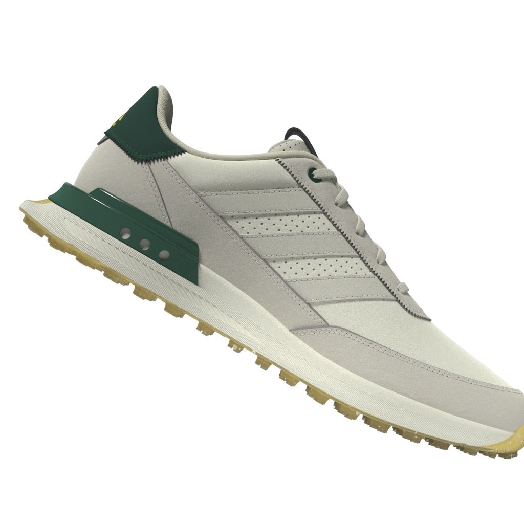 adidas S2G Leather Spikeless Golf Shoes - White / Alumina / Collegiate Green - adidas