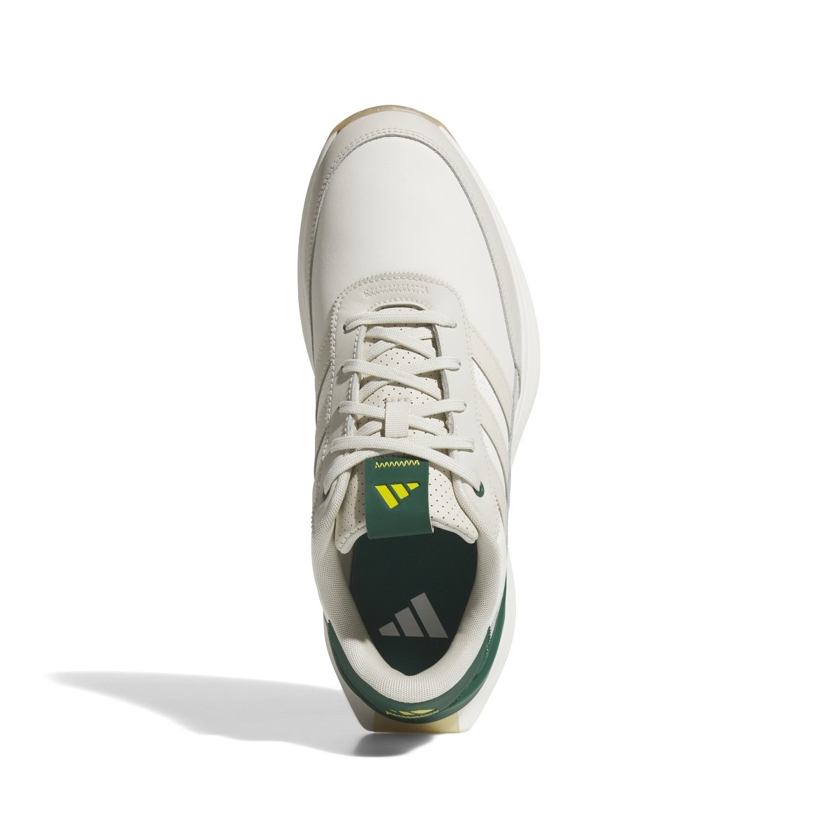 adidas S2G Leather Spikeless Golf Shoes - White / Alumina / Collegiate Green - adidas