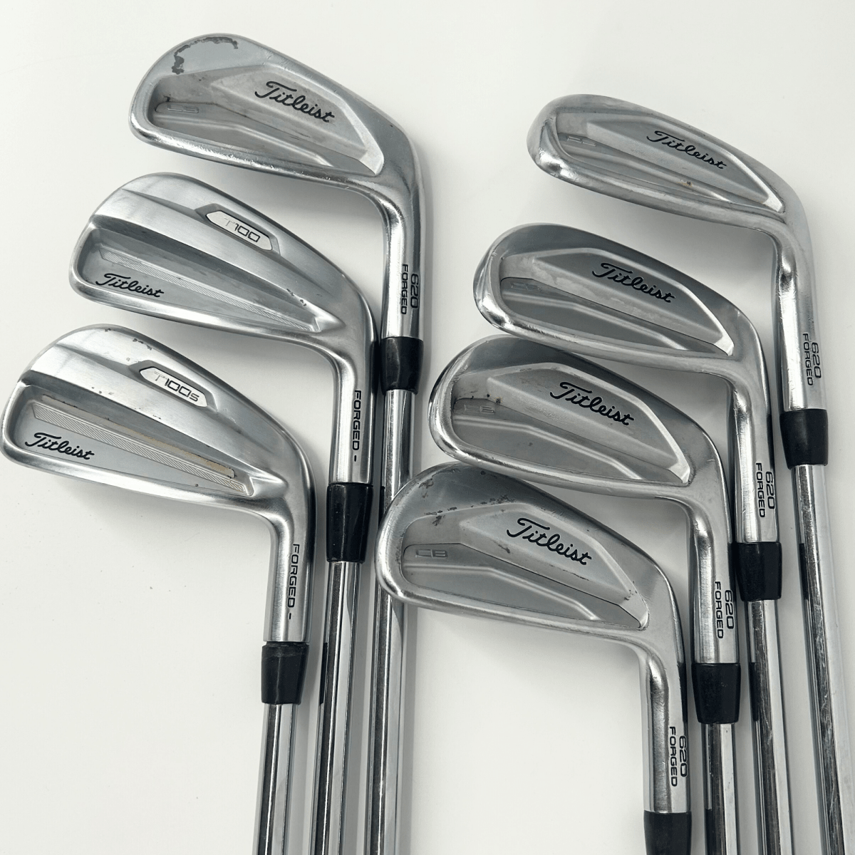 Titleist 620 CB/T100/T100s Combo Irons / 4 - PW Iron / KBS $ - Taper 130 / X - Stiff - Titleist