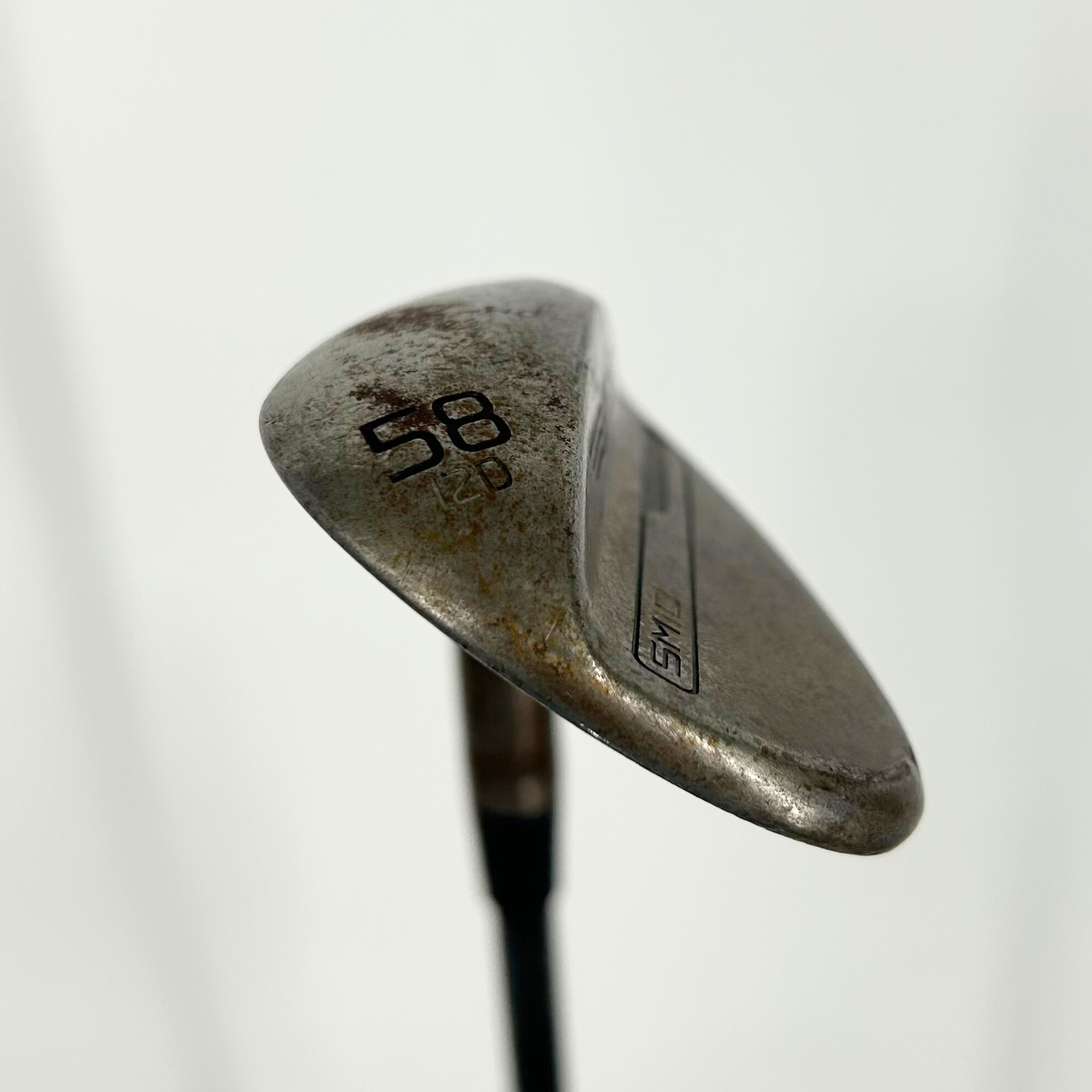 Titleist Vokey SM10 Raw Lob Wedge / 58 Degree D Grind / KBS Hi-Rev Stiff Flex Shaft