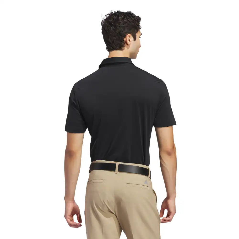 adidas Ultimate365 Solid LC Golf Polo Shirt - Black