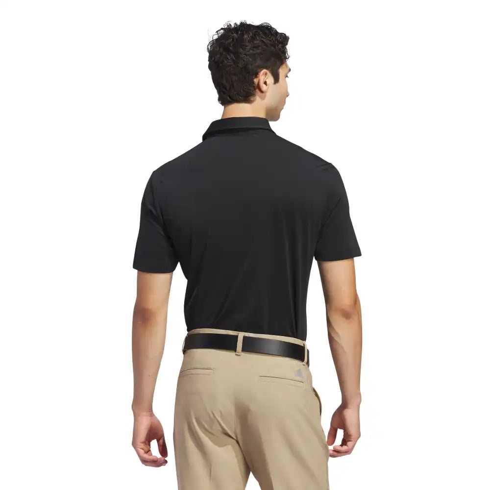 adidas Ultimate365 Solid LC Golf Polo Shirt - Black - adidas