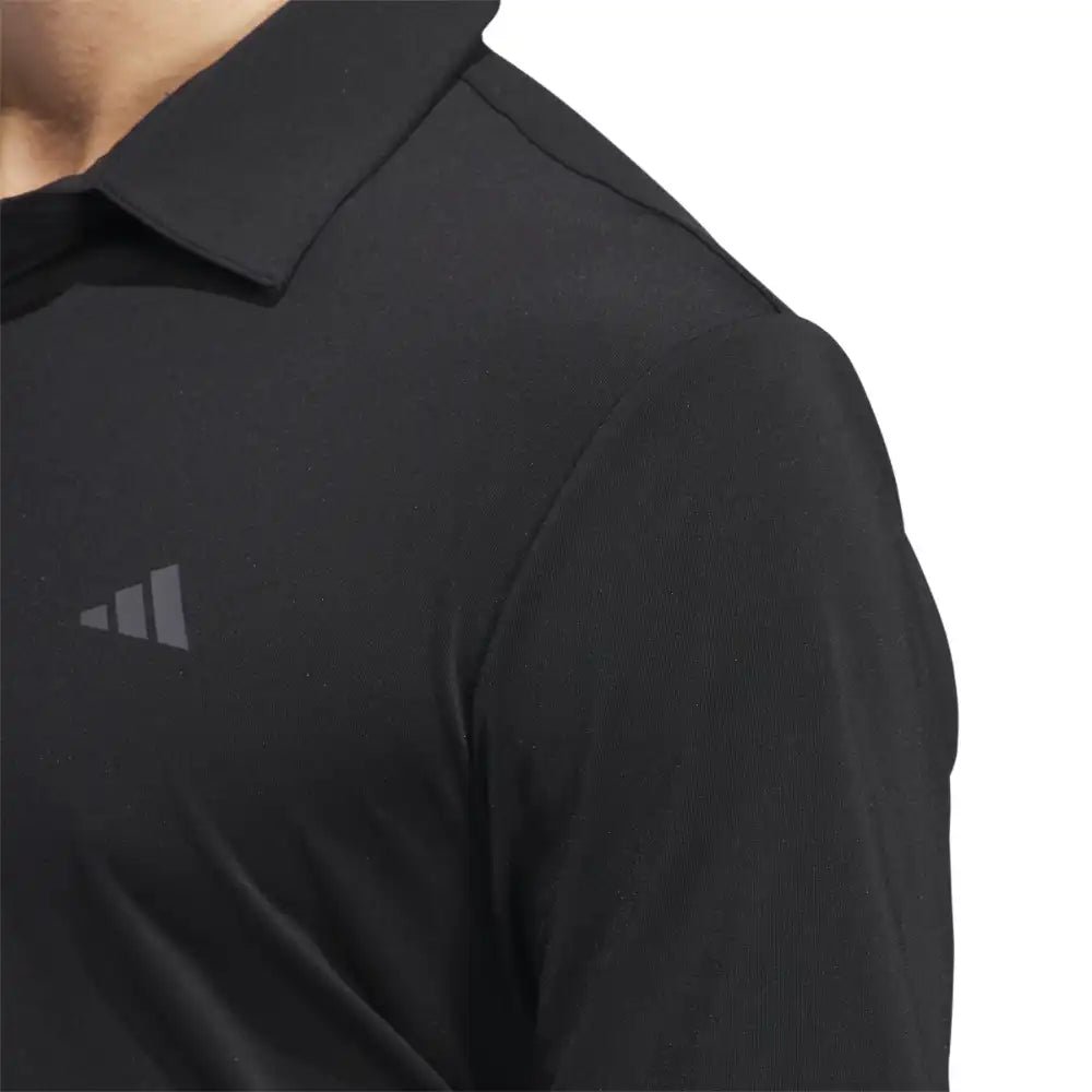 adidas Ultimate365 Solid LC Golf Polo Shirt - Black - adidas