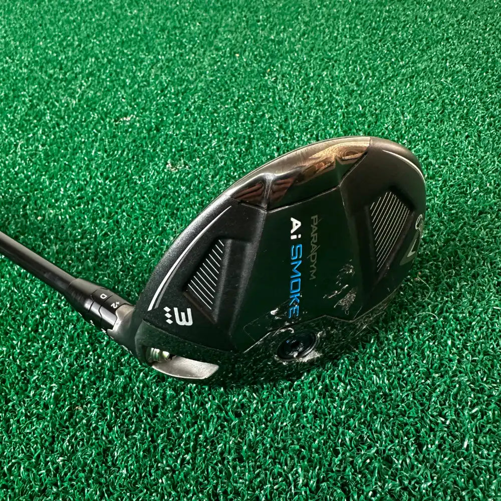 Callaway Paradym Ai Smoke Triple Diamond Right Handed 3 Wood / 15 Degree / X Stiff Flex HZRDUS 6.5 70g