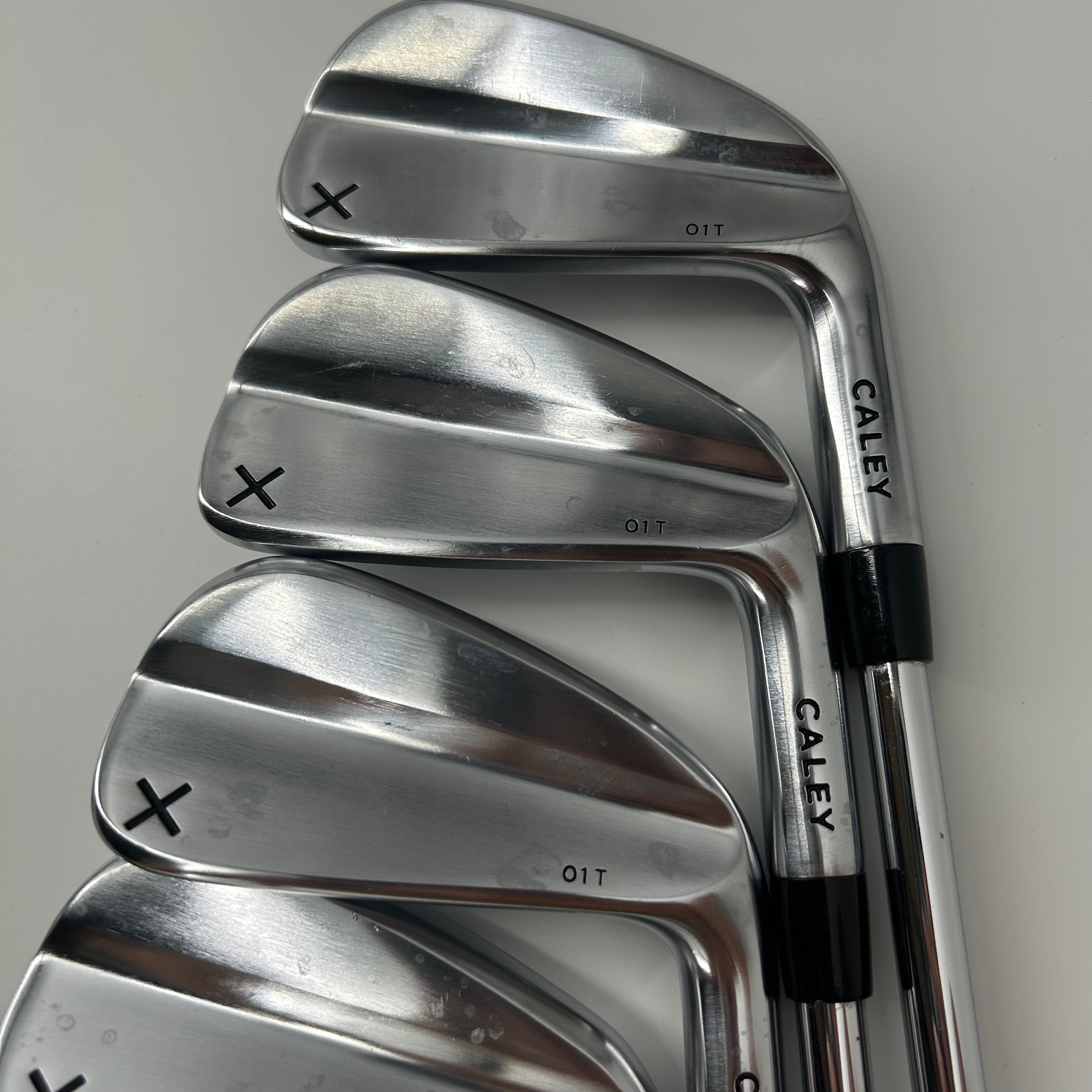 Caley 01T Irons / 4-PW / KBS Tour Lite R Steel Shaft / Regular