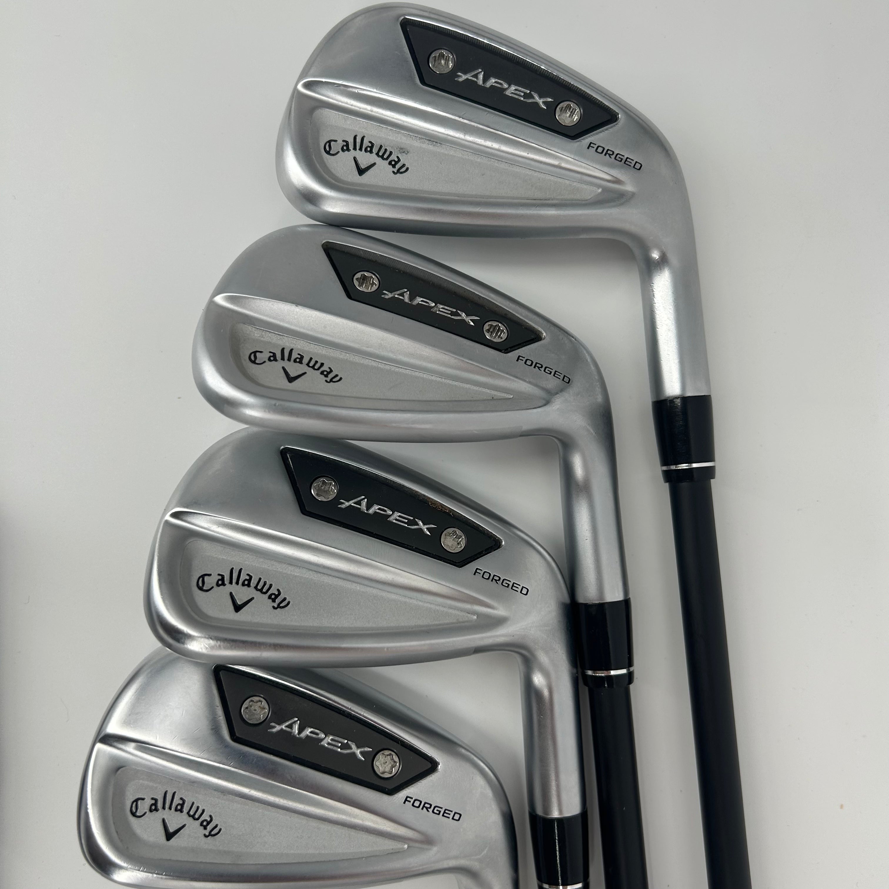 Callaway Apex AI300 / 5-PW / Project X Cypher Fifty 5.0 Graphite Shafts / A Flex