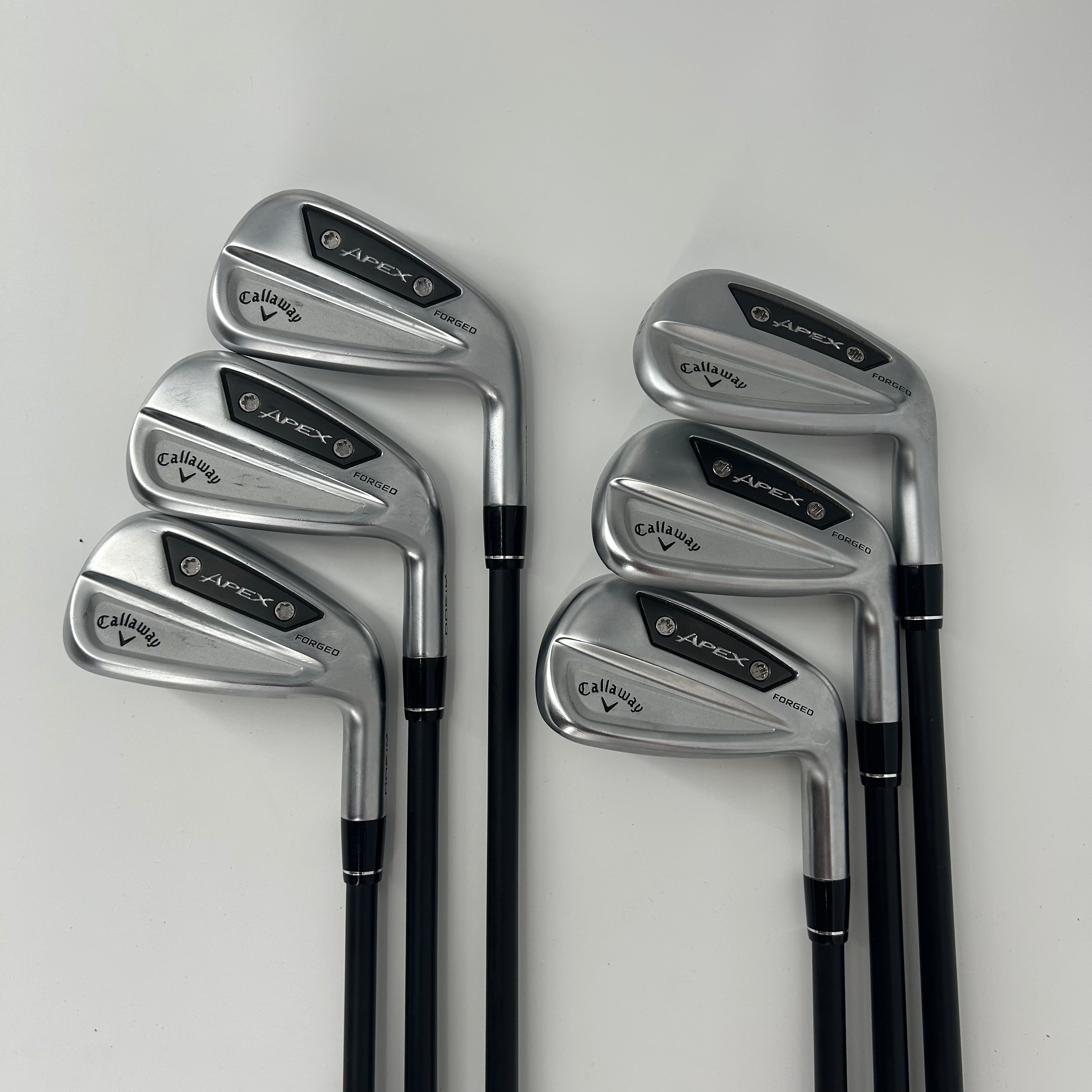 Callaway Apex AI300 / 5-PW / Project X Cypher Fifty 5.0 Graphite Shafts / A Flex