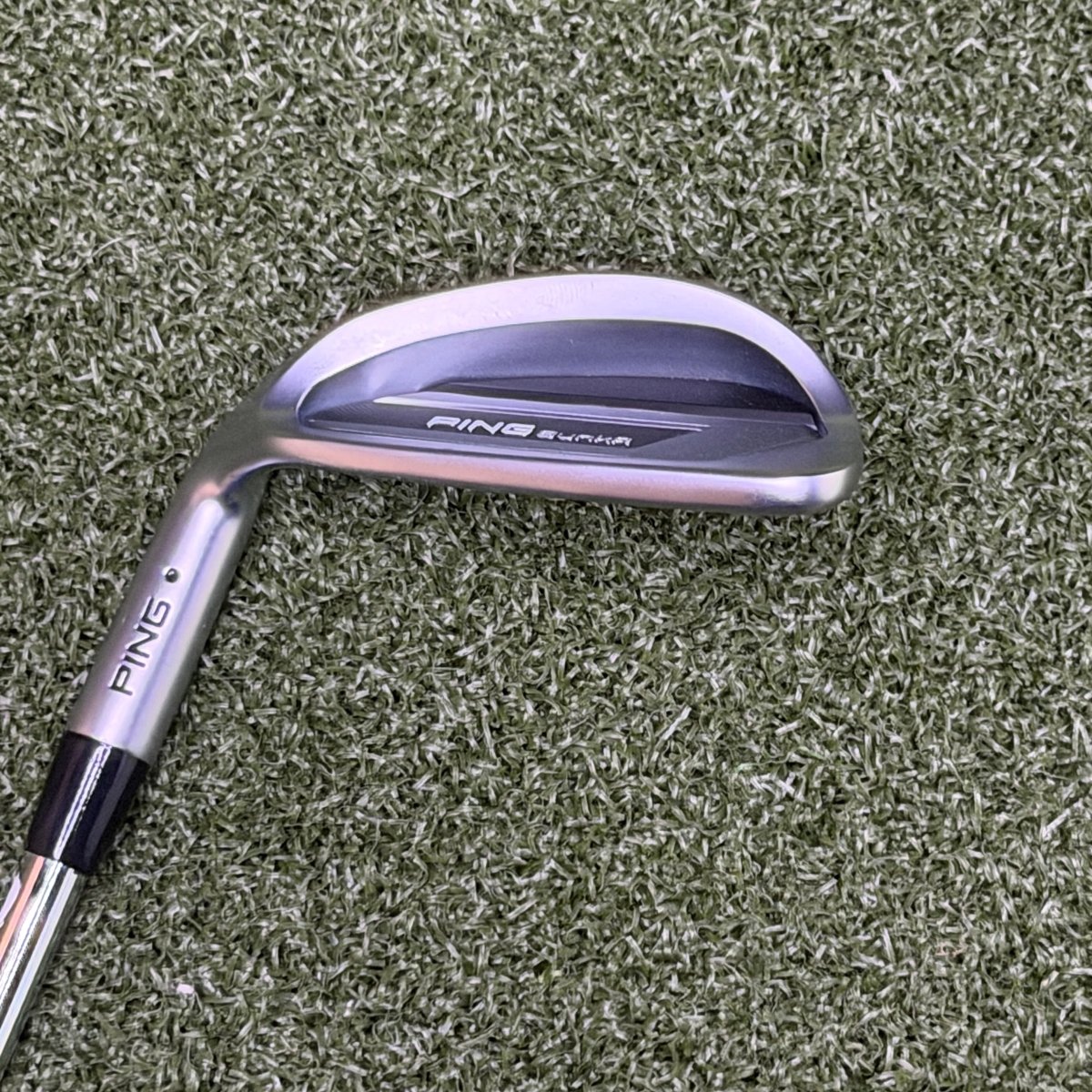 PING BunkR Left Handed Lob Wedge / 64 Degree / Black Dot / Z - Z115 Wedge Flex Shaft - Ping