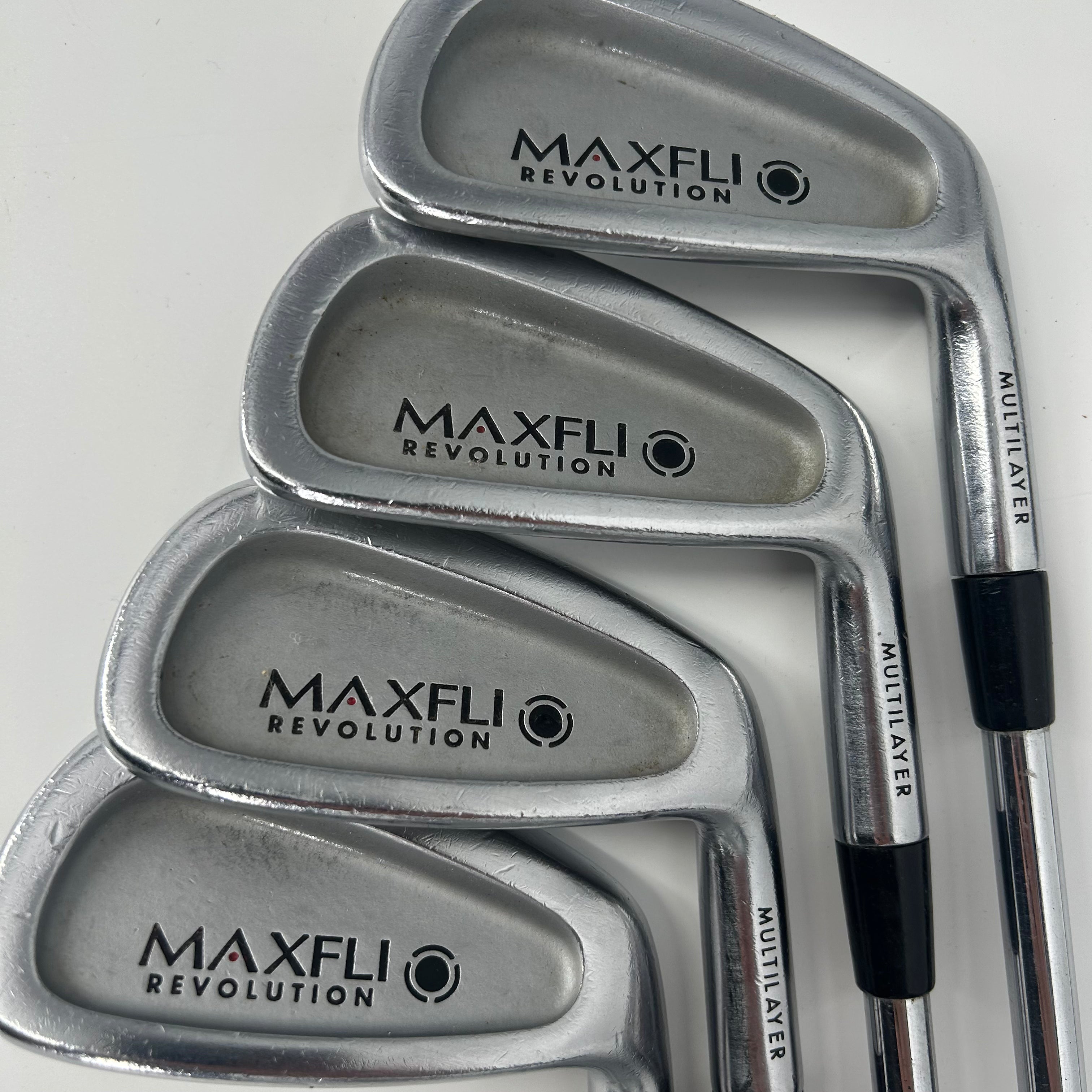 MAXFLI Revolution Black Dot Irons / 3-9 / Dynamic Gold R300u Shaft