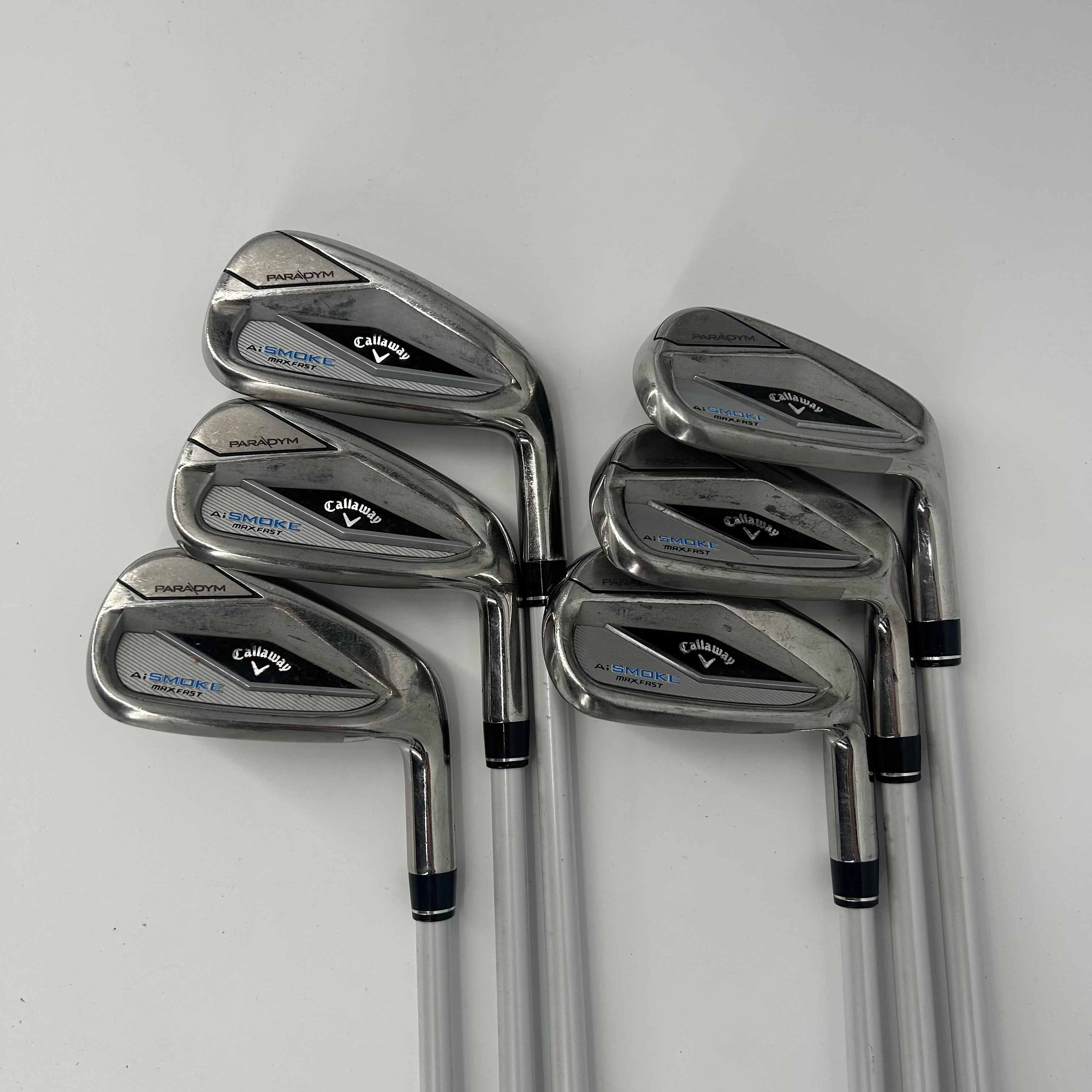 Callaway Paradym Ai Smoke Max Fast Irons / 6-PW+AW / Eldio 40L Ladies Flex Shaft