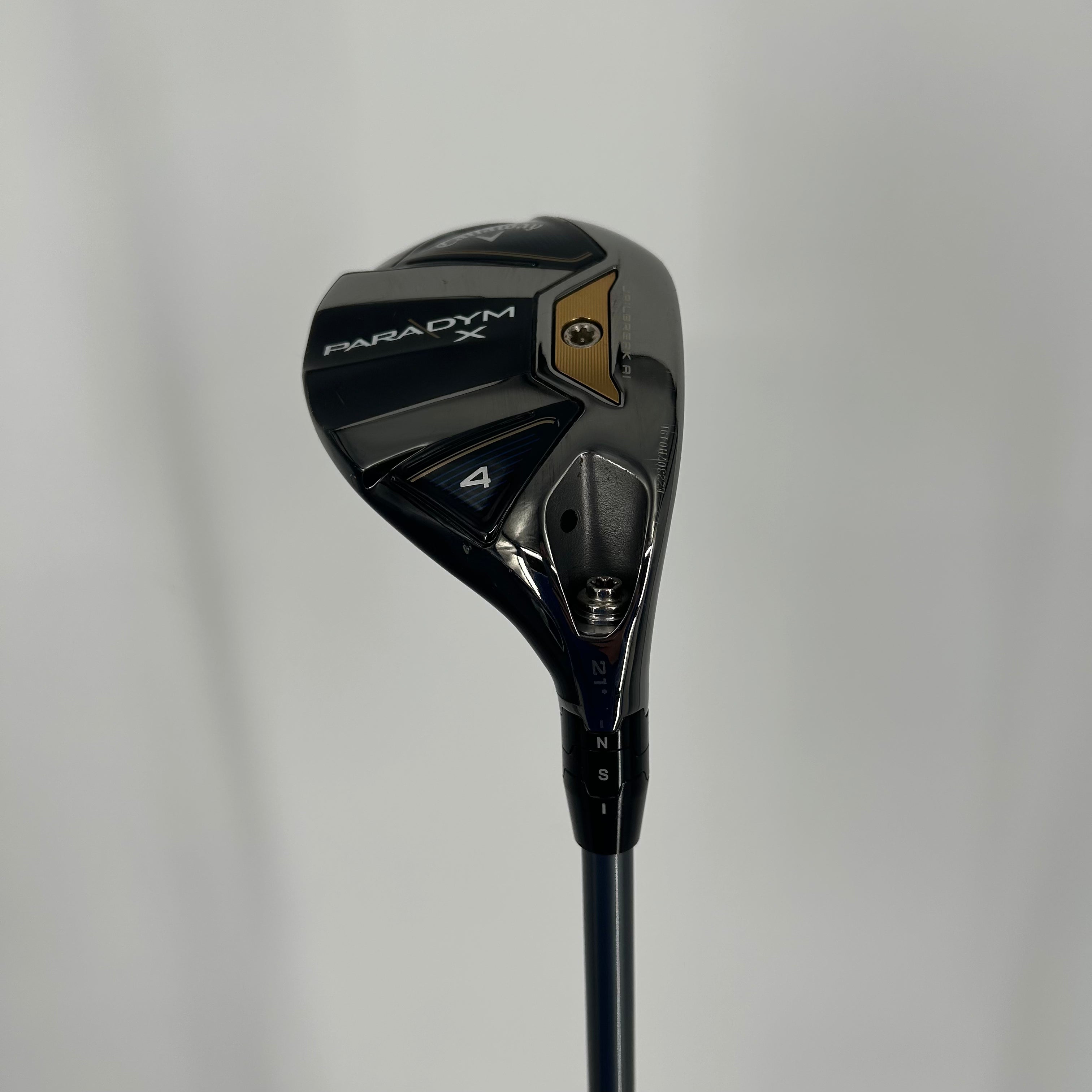 Callaway Paradym X 4 Hybrid / 21 Degree / Hzrdus Silver 5.5 Regular Flex