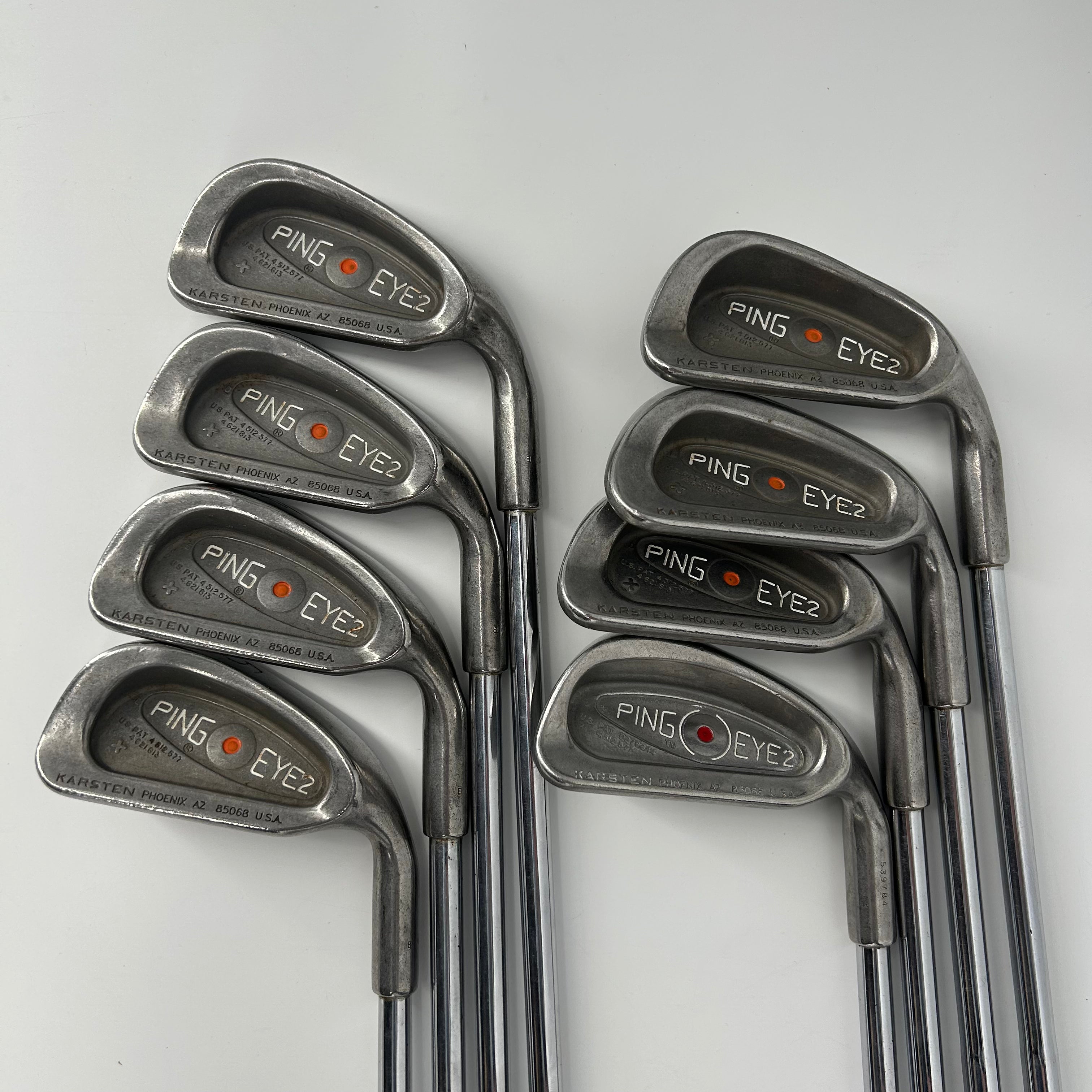 Ping EYE2 Irons / 2-9 Iron / Orange Dot / Ping Karsten Regular Shaft