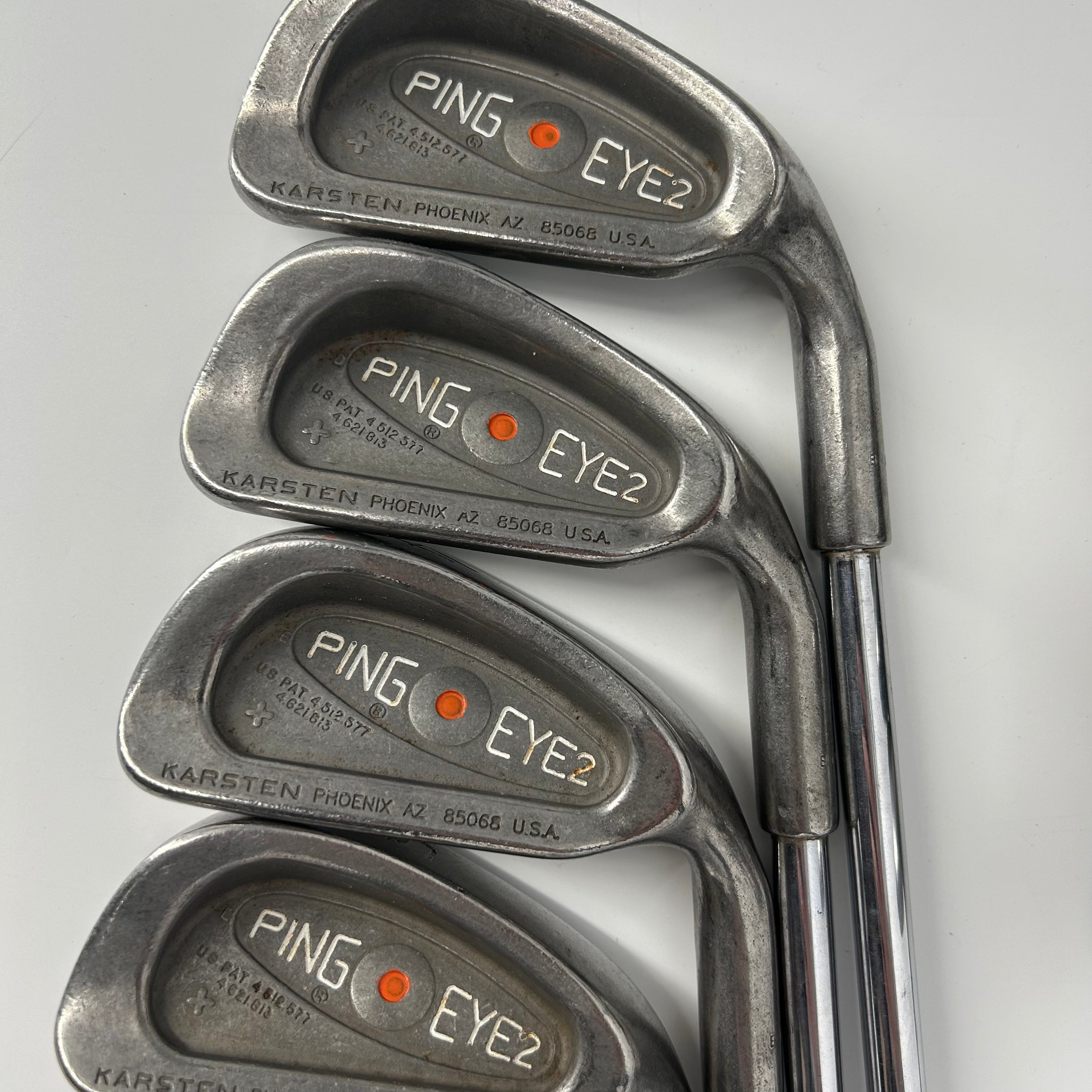 Ping EYE2 Irons / 2-9 Iron / Orange Dot / Ping Karsten Regular Shaft