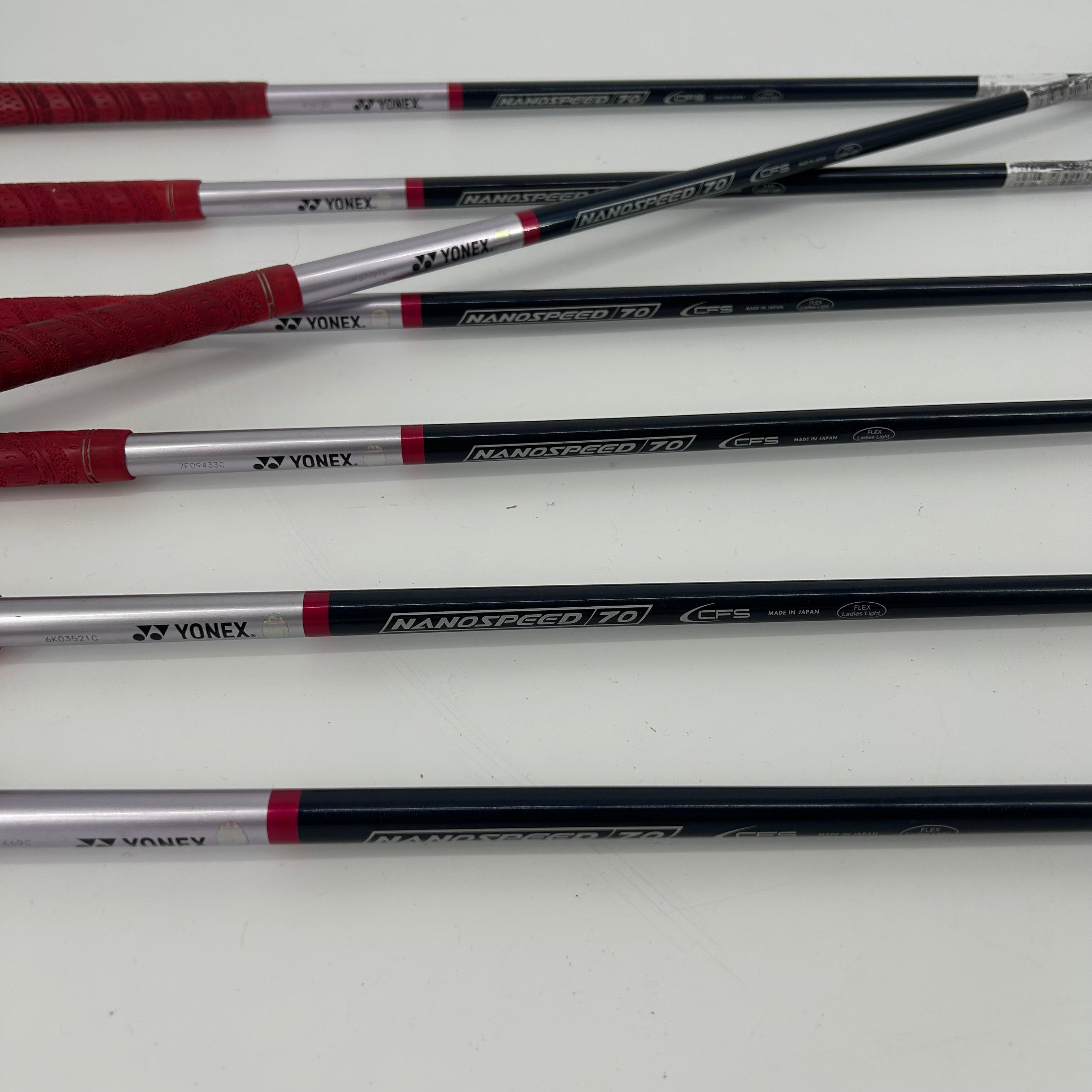 Yonex Cyberstar Nanospeed Ladies Irons / 5-SW / Yonex Nanospeed 70 Ladies CFS Shafts