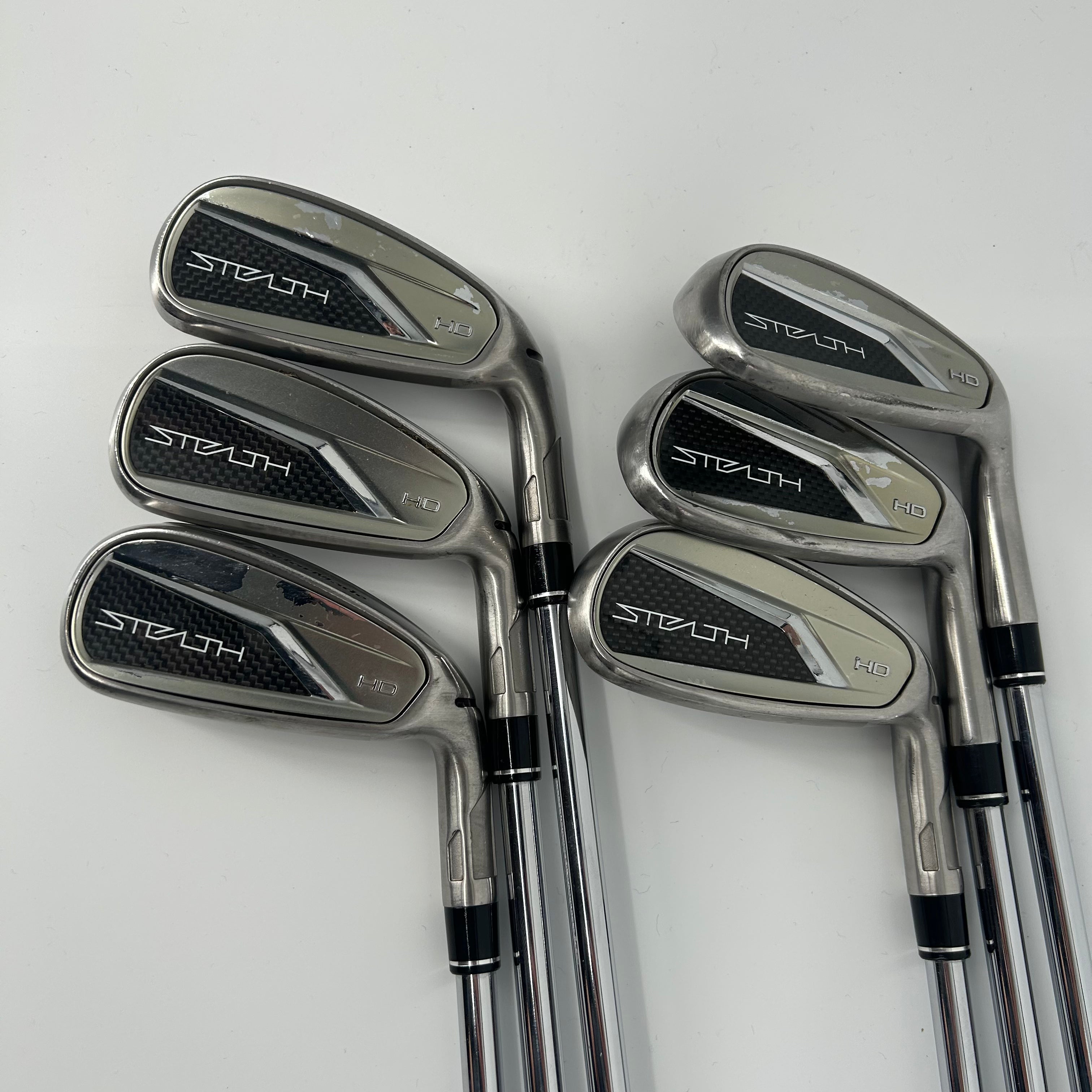 TaylorMade Stealth HD Iron Set / 5-PW / KBS Max MT 85 Regular Flex Shafts