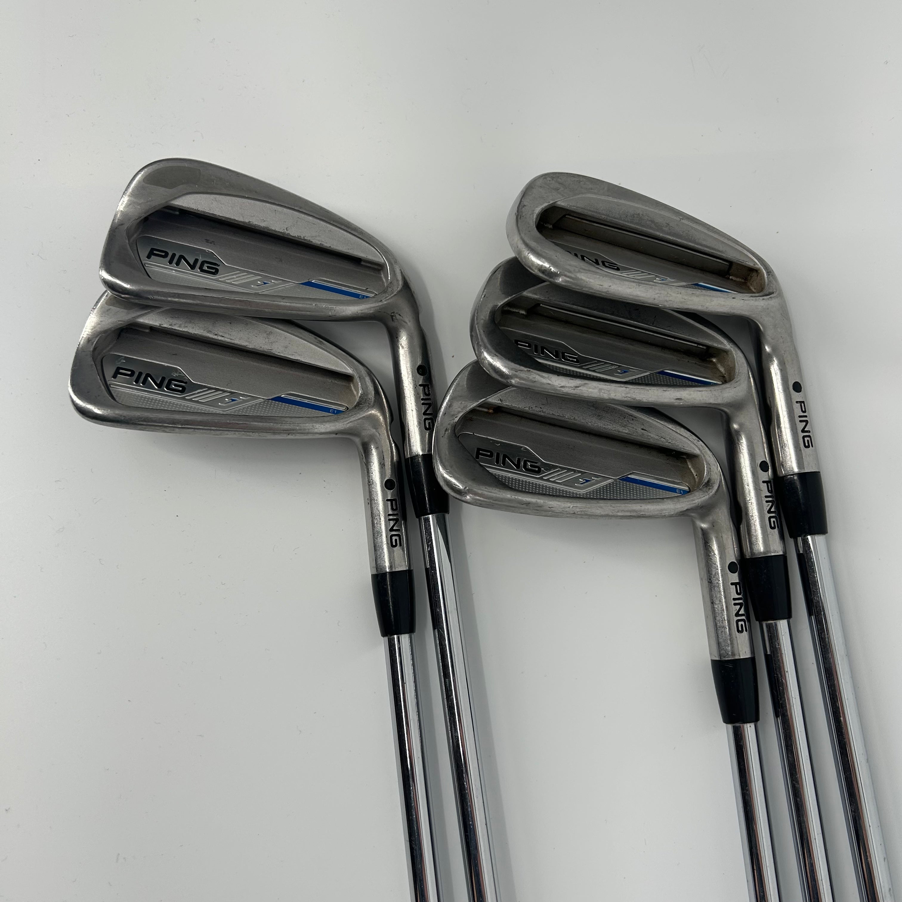 Ping i E1 Irons / 6-PW / Black Dot / CFS Distance Regular Flex Shaft