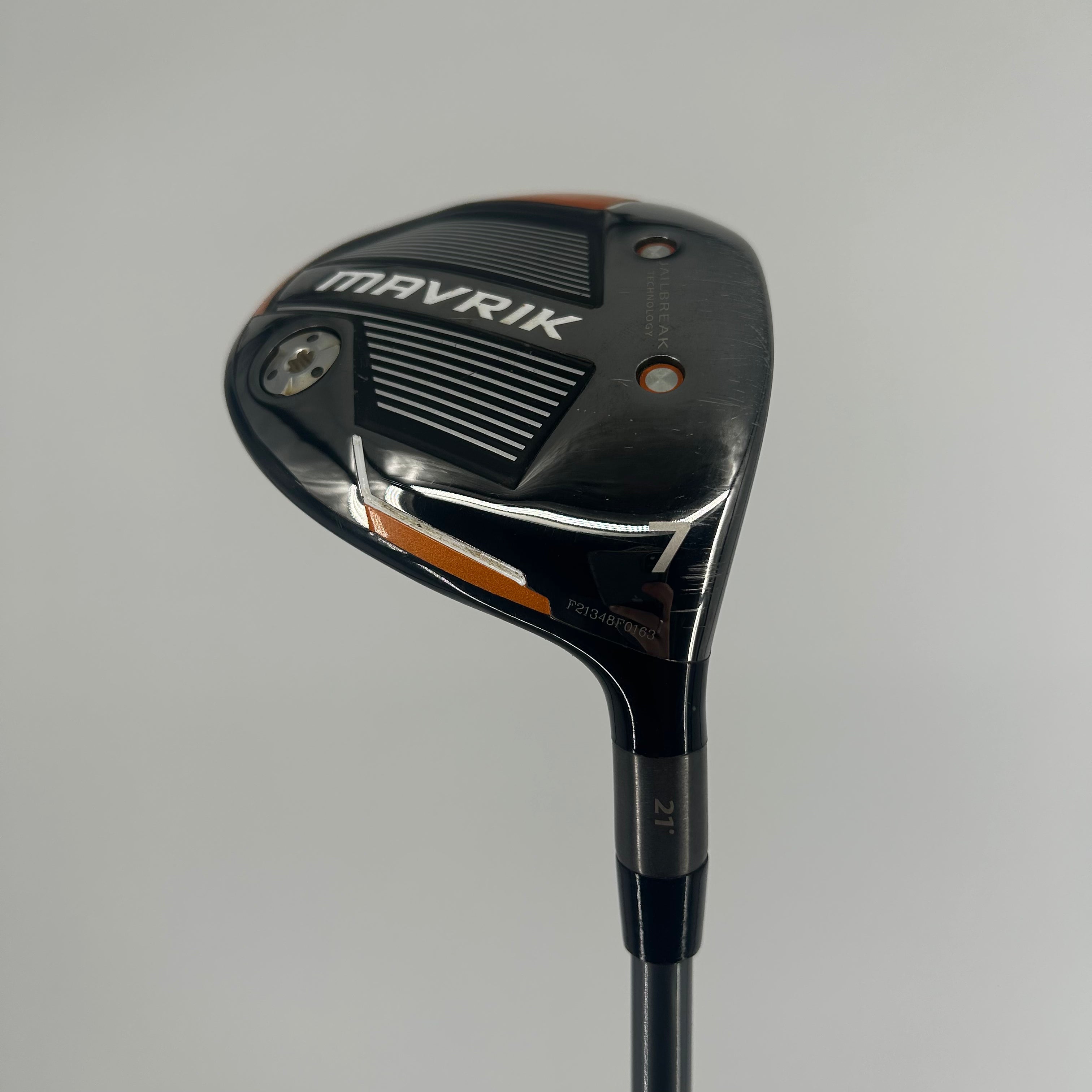 Callaway Mavrik 7 Wood / 21 Degree / Hzrdus T800 Orange 5.5 Regular Flex Shaft