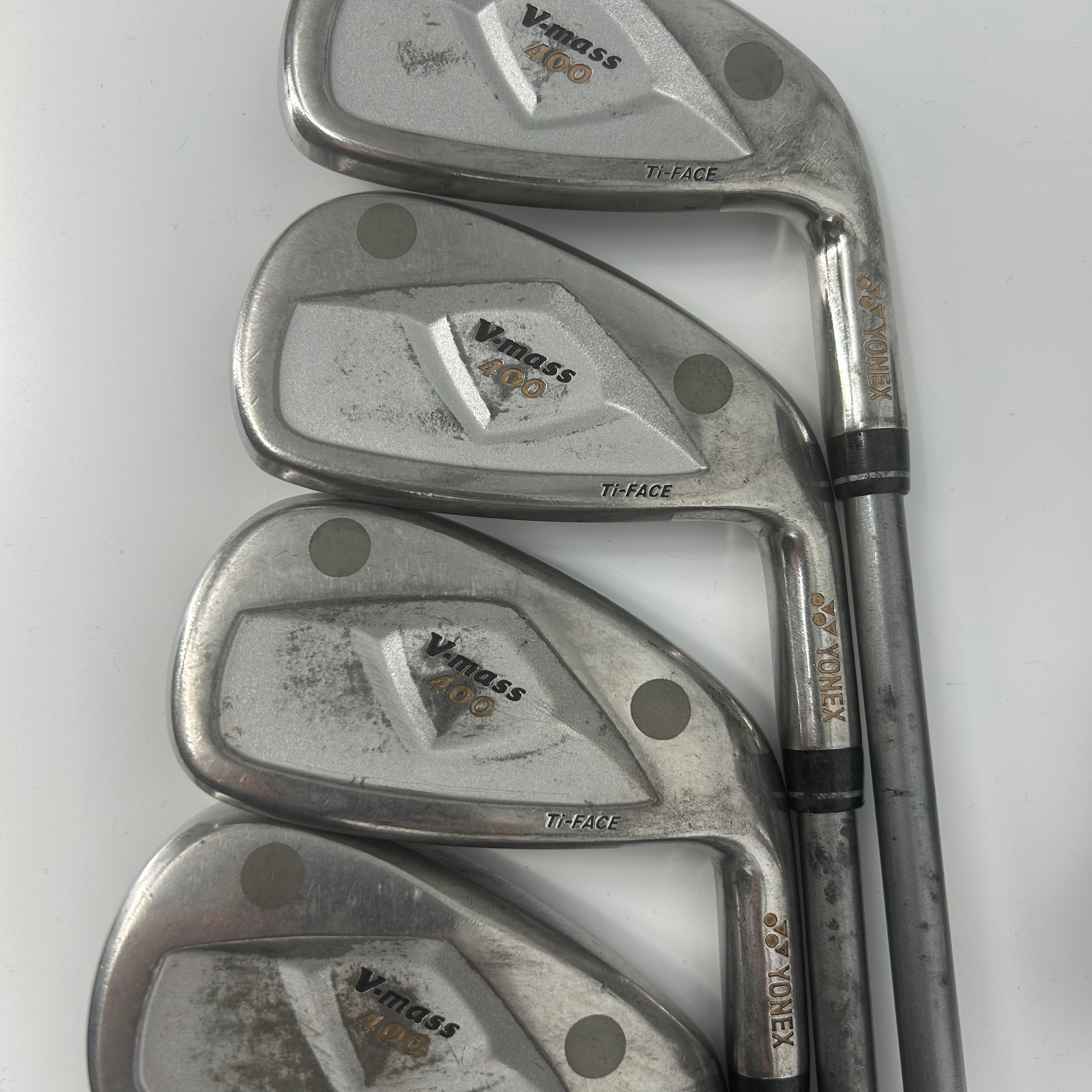 Yonex V-Mass 400 Iron Set / 3-PW+SW / Yonex UltimumTI 70 Regular Flex Shafts