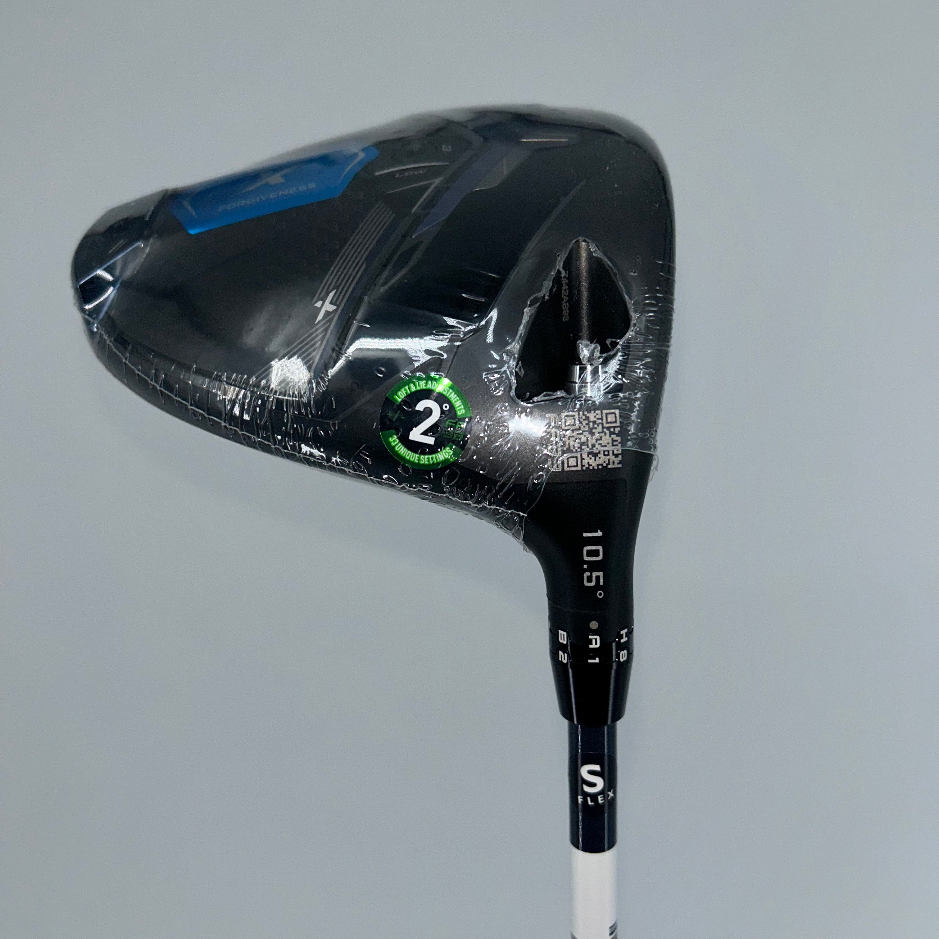 Cobra DS Adapt X Driver / 10.5 Degree / Denali Blue 60g 6.0 / Stiff Flex