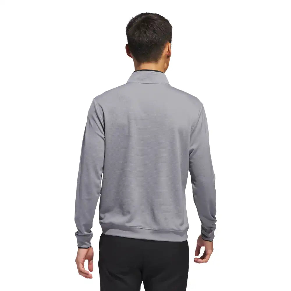 adidas UPF Lightweight 1/4 Zip Pullover - Grey