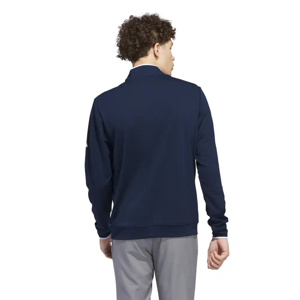 adidas UPF Lightweight 1/4 Zip Pullover - Navy