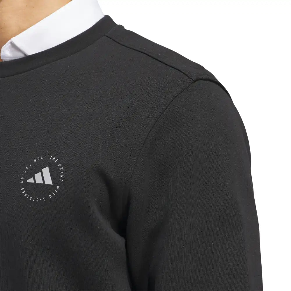 adidas Golf Crew Neck Pullover - Black