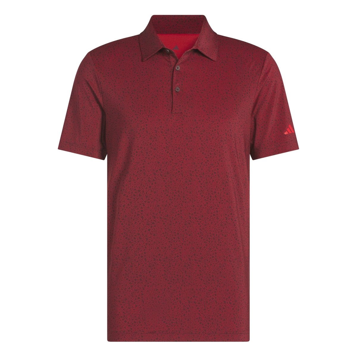 adidas Ultimate365 Mini Bunker Polo Shirt - Aurora Ruby - adidas