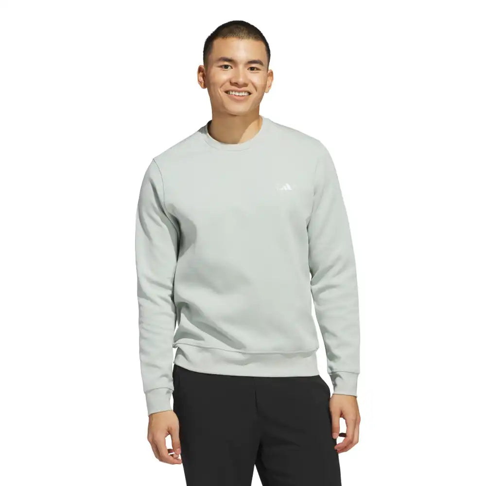 adidas Golf Crew Neck Pullover - Wonder Silver