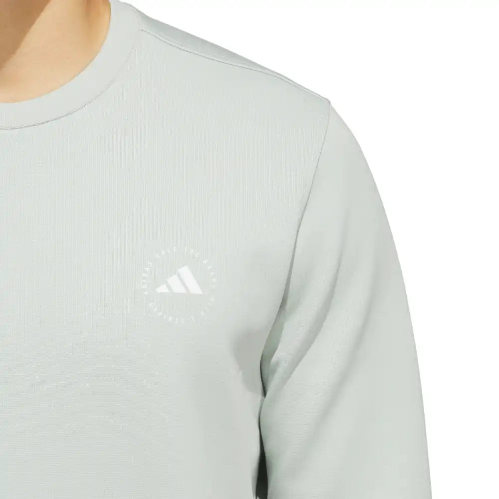adidas Golf Crew Neck Pullover - Wonder Silver