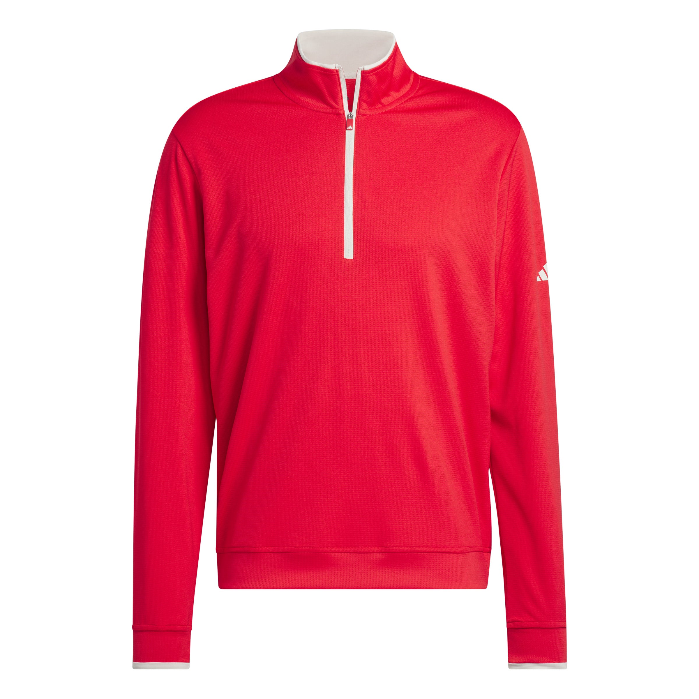 adidas UPF Lightweight 1/4 Zip Pullover - Pure Ruby