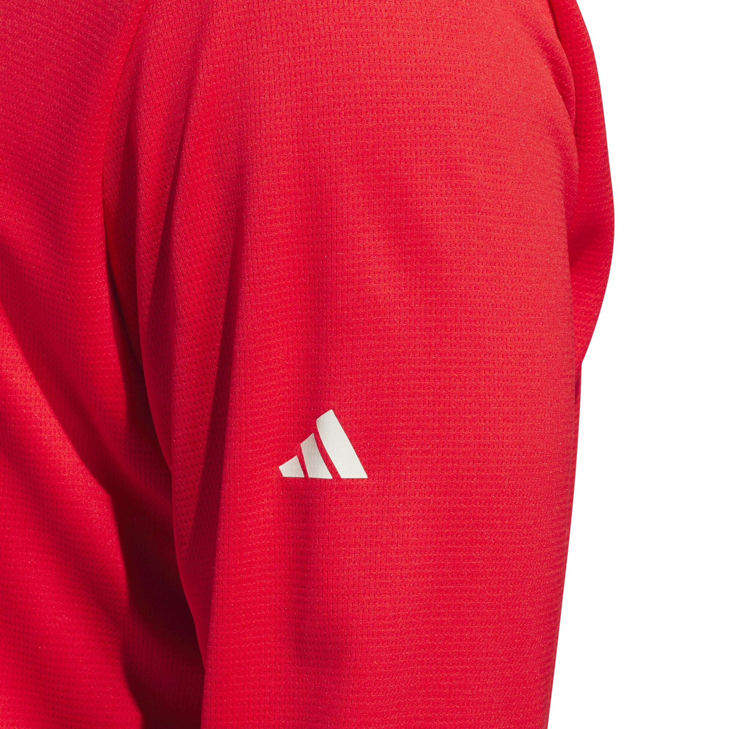 adidas UPF Lightweight 1/4 Zip Pullover - Pure Ruby
