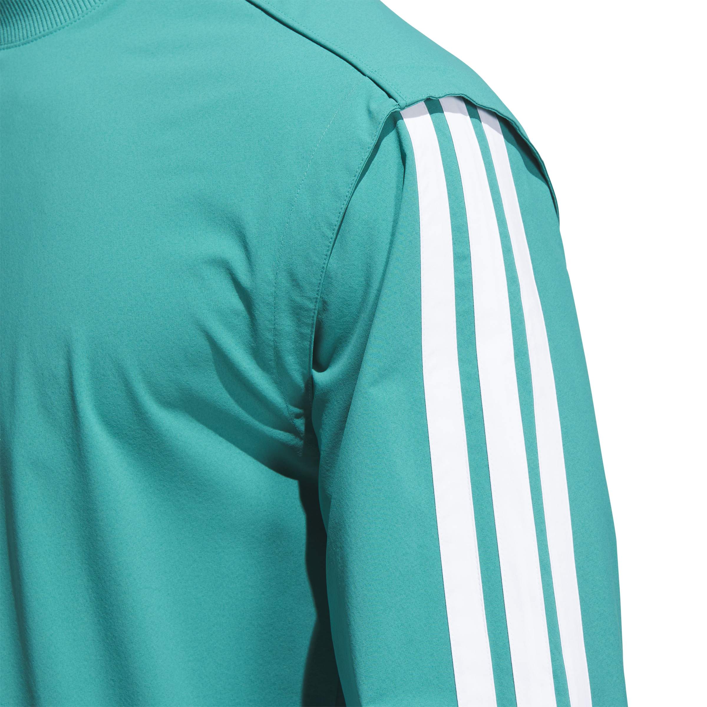 adidas Beyond The Course Hybrid Golf Sweater - Pure Teal
