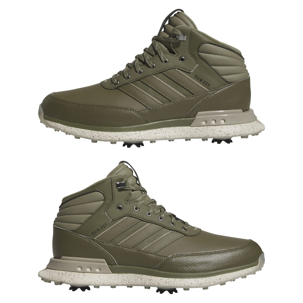 adidas S2G RAIN.RDY Golf Boots - Olive Strata / Beige / Alumina - adidas