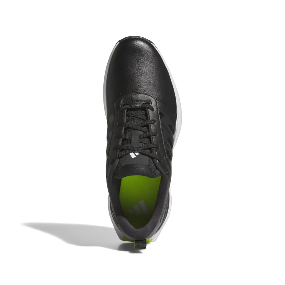 adidas R2C Spiked Golf Shoes - Black / Iron / Lucid Lemon - adidas