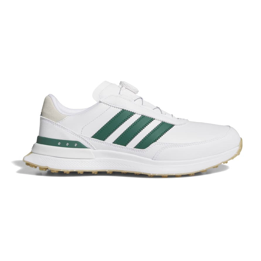adidas S2G 26 BOA Golf Shoes - White / Collegiate Green / Gum 3
