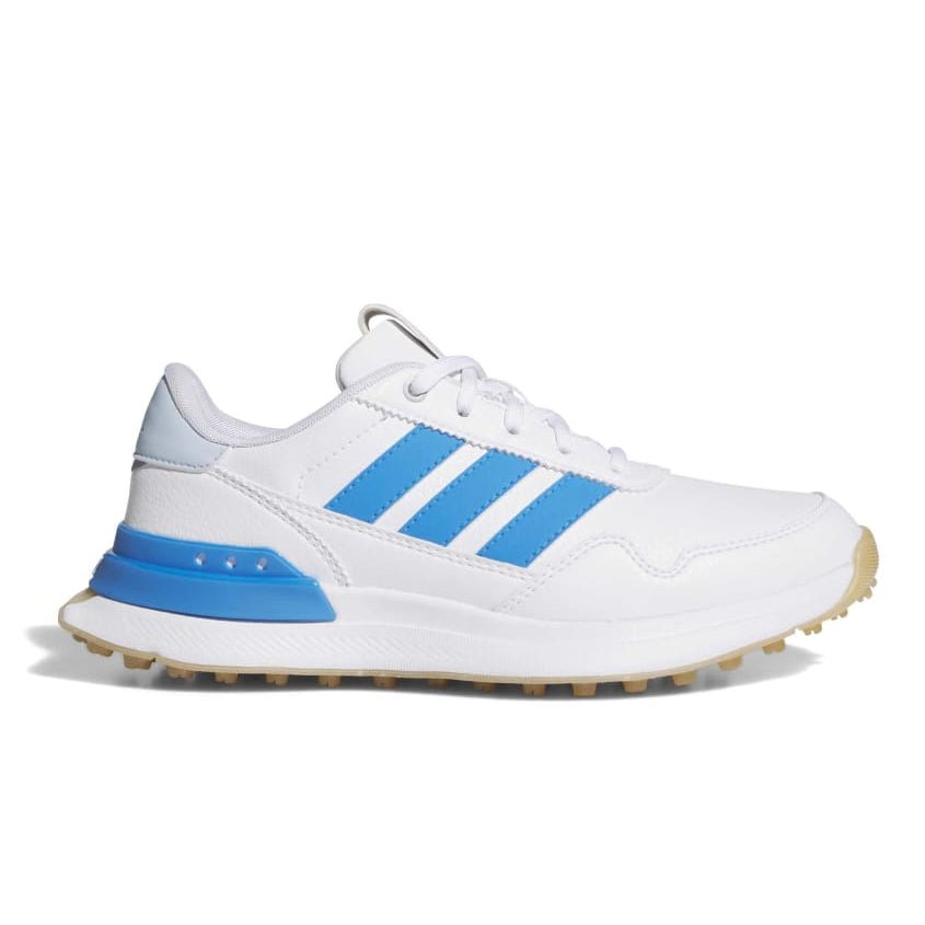adidas S2G 26 Junior Spikeless Golf Shoes - White / Lucid Ray Blue / Crystal Sky