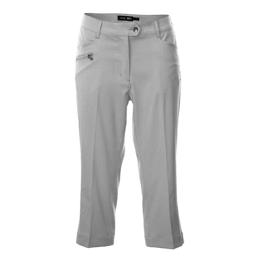 JRB Ladies Classic Capri Golf Trousers Light Grey