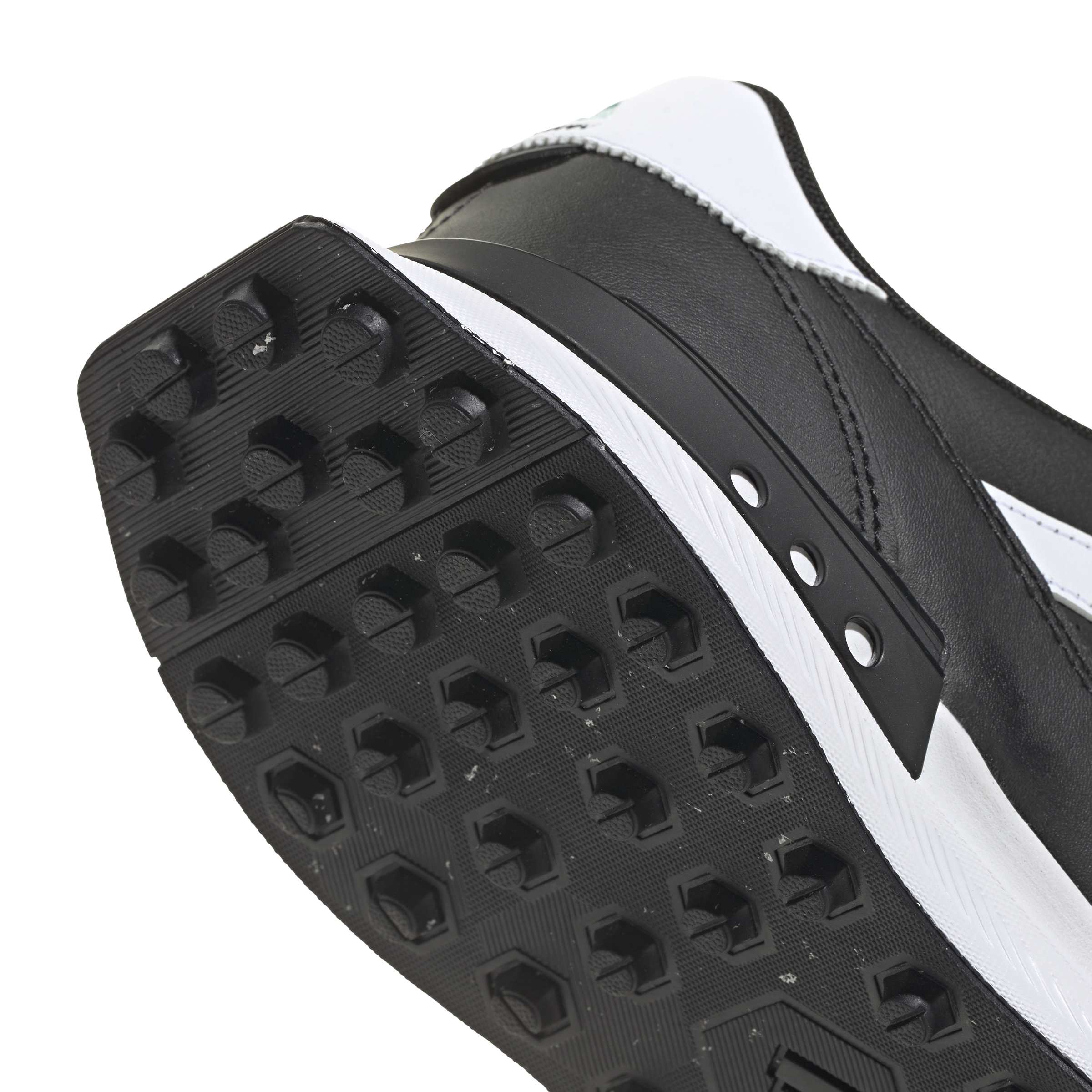 adidas S2G Leather Spikeless Golf Shoes - Core Black / Cloud White / Pure Teal