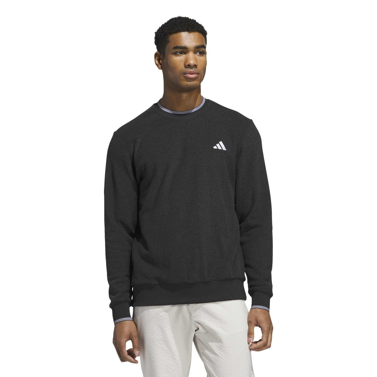 adidas Ultimate365 Tour Crew Neck Golf Mid Layer - Black - adidas