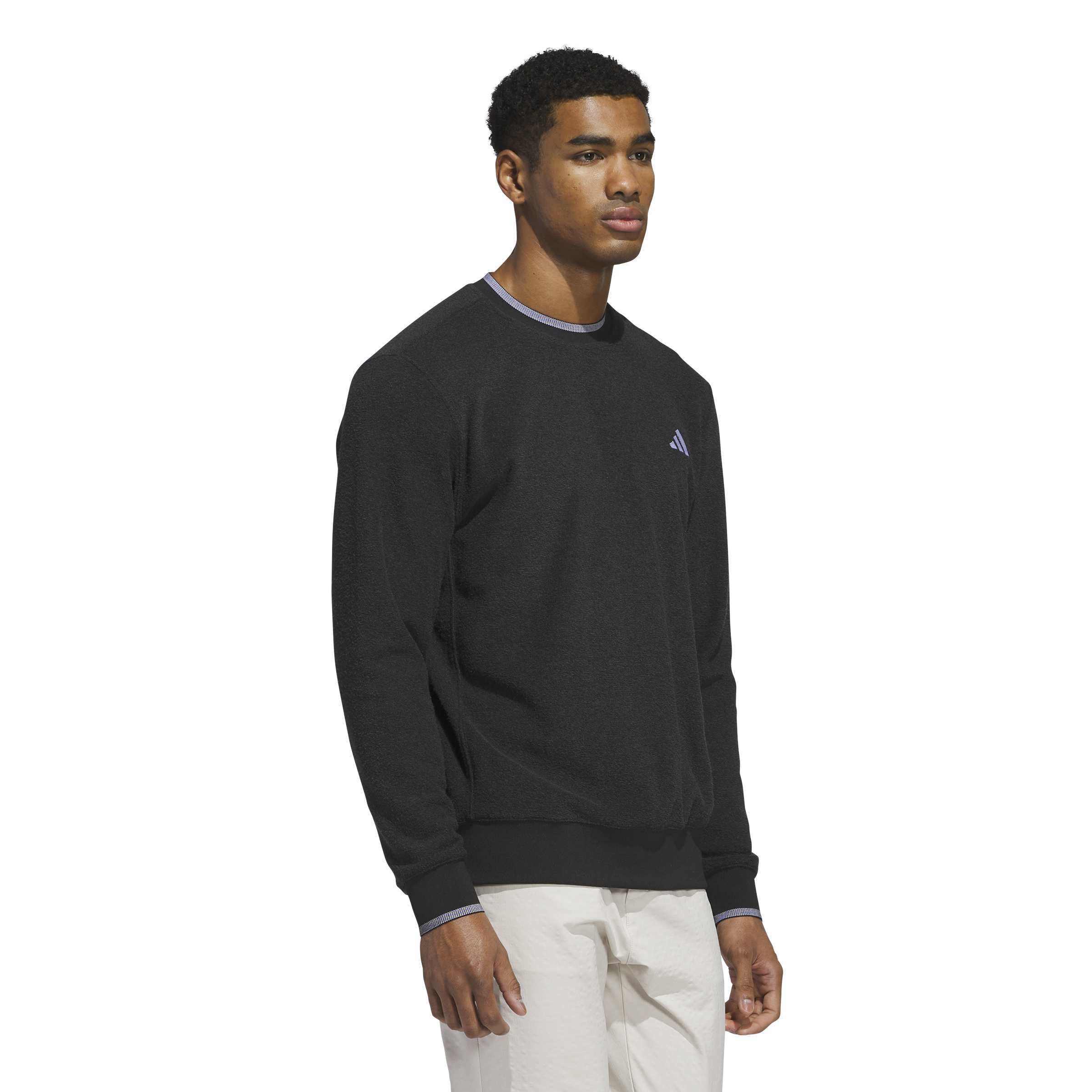 adidas Ultimate365 Tour Crew Neck Golf Mid Layer - Black