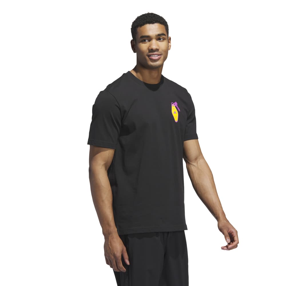 adidas Mens Golf Chip In NYC T Shirt - Black