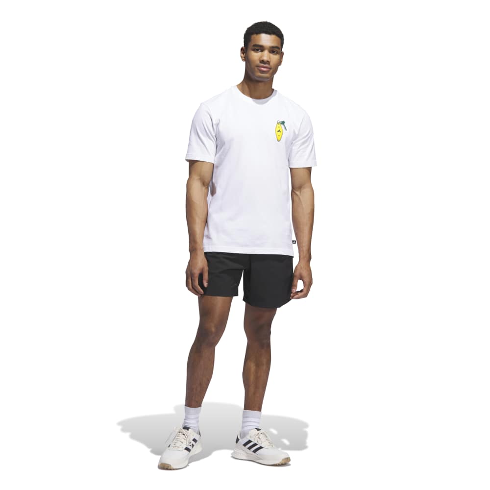 adidas Mens Golf Chip In NYC T Shirt - White