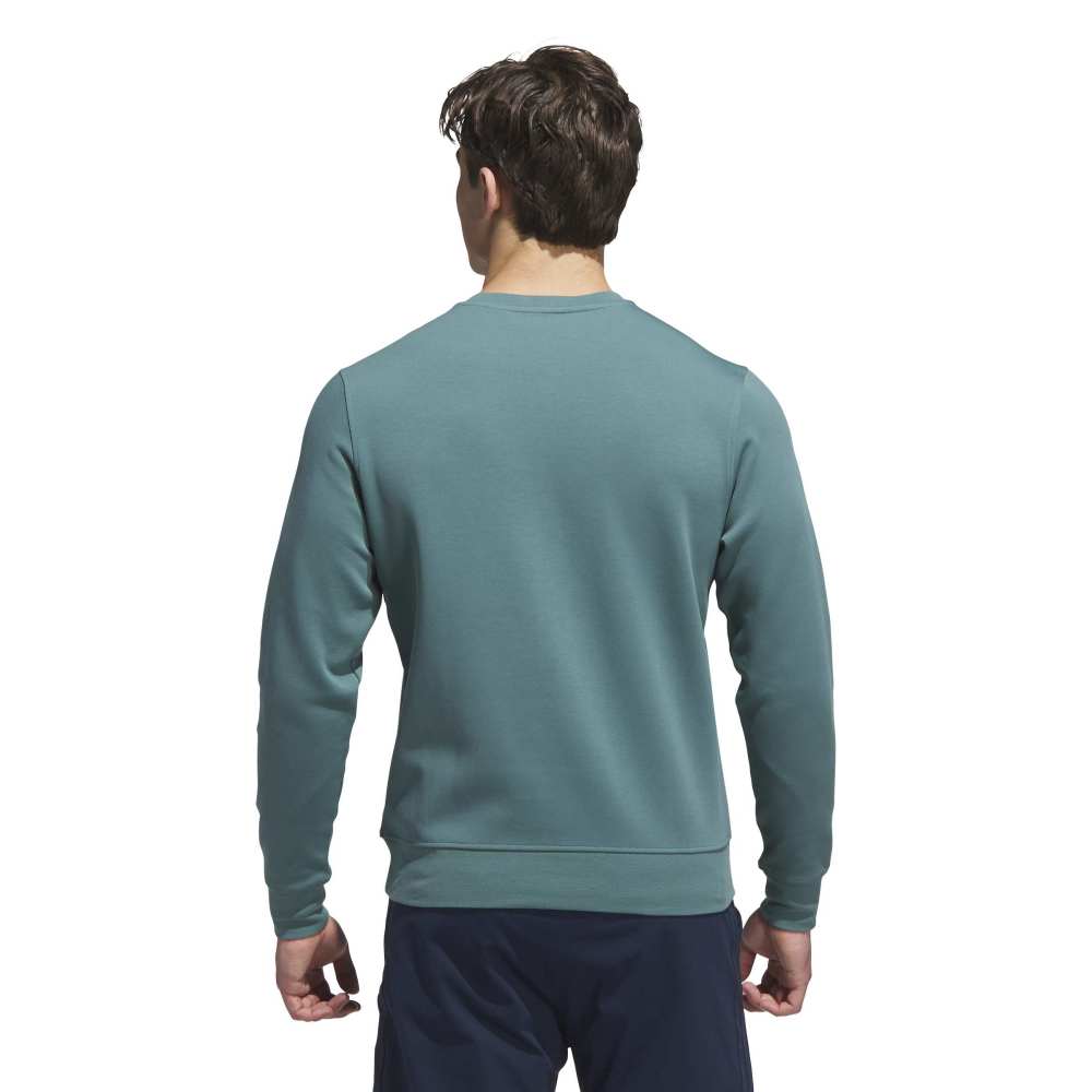 adidas Golf Crew Neck Pullover - Preloved Teal - adidas