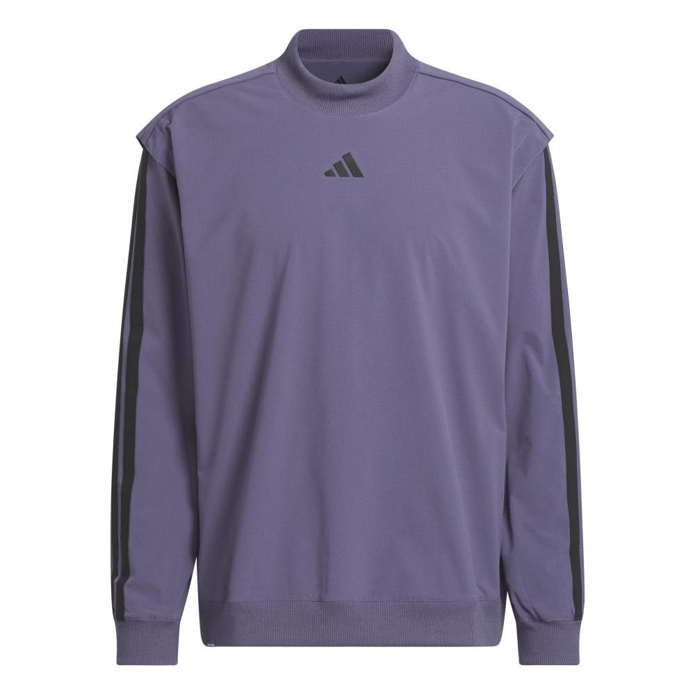 adidas Mens Golf BTC Hybrid Pullover - Preloved Violet - adidas