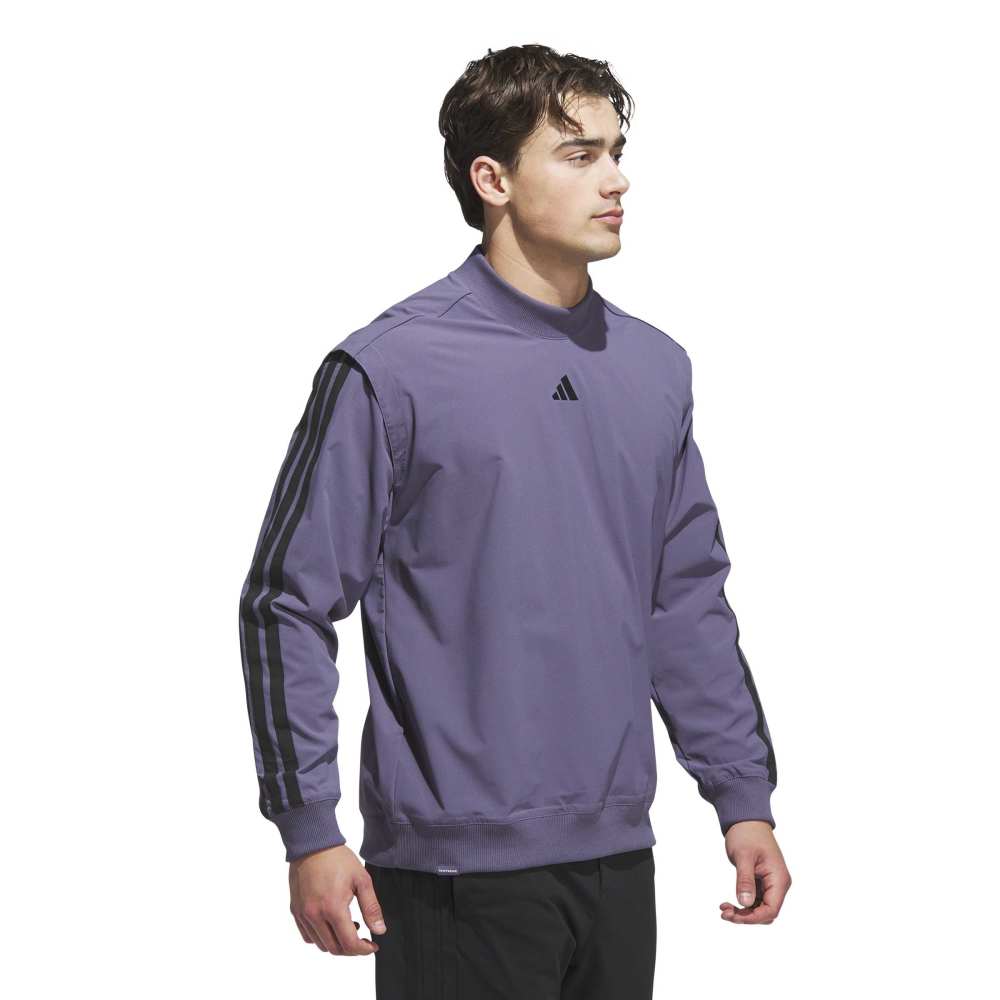 adidas Mens Golf BTC Hybrid Pullover - Preloved Violet - adidas