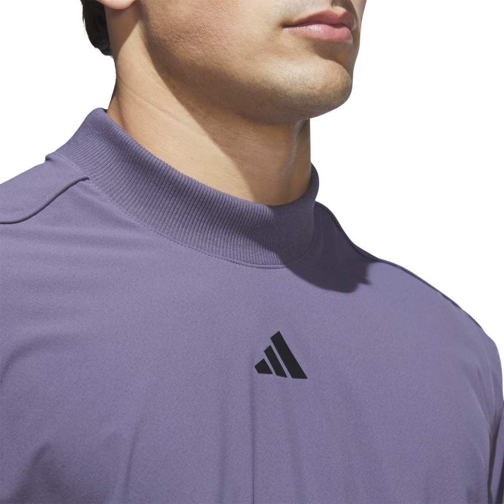 adidas Mens Golf BTC Hybrid Pullover - Preloved Violet - adidas