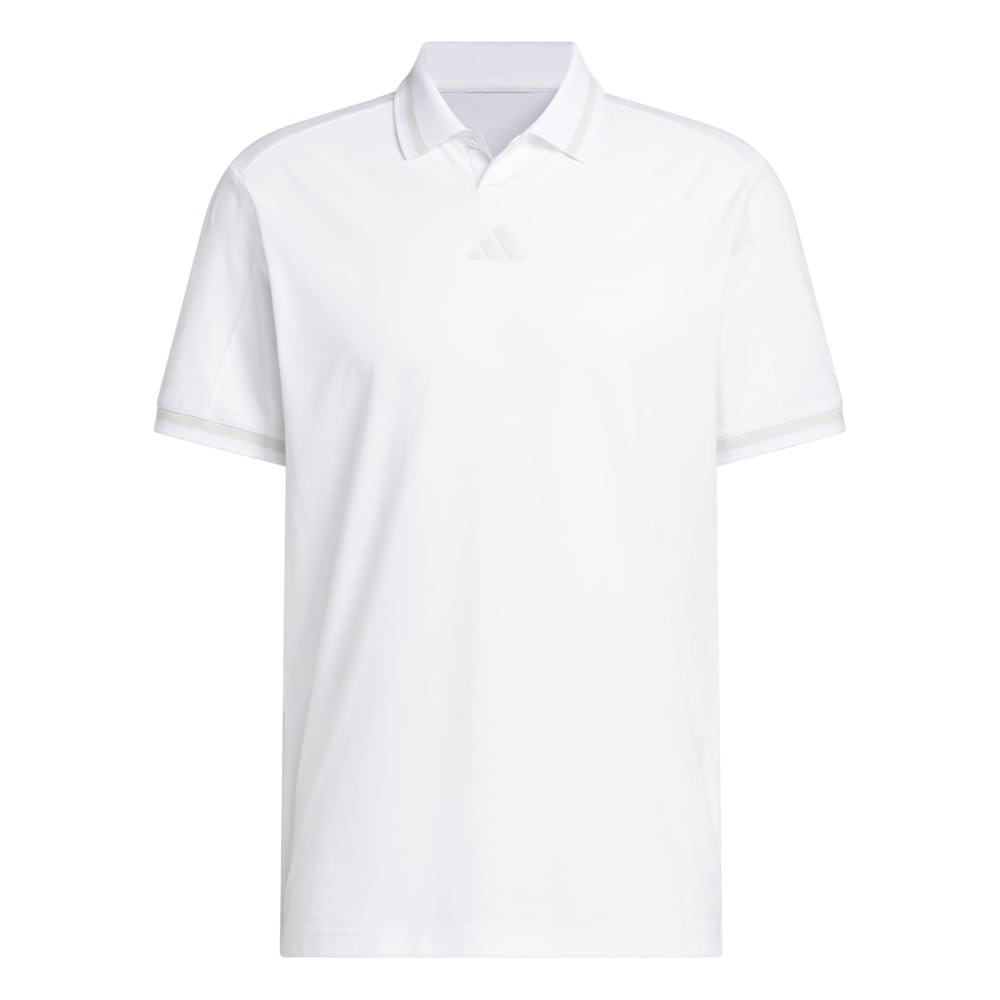 adidas BTC Twistknit Golf Polo Shirt - White