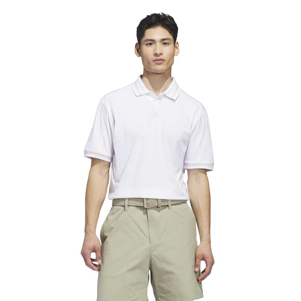 adidas BTC Twistknit Golf Polo Shirt - White - adidas